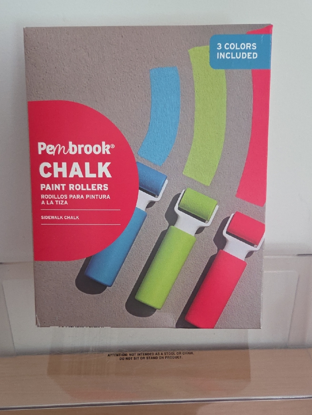 Pembrook Chalk Paint Rollers - Blue, Green, Red